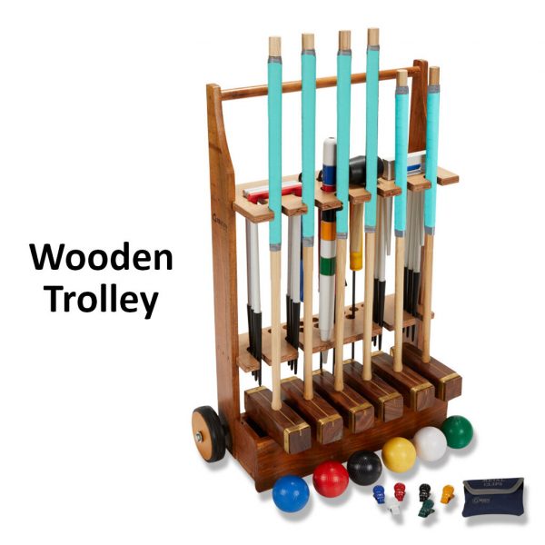 Uber Games Championship Croquet Set - 6 Player - Choice of storage options