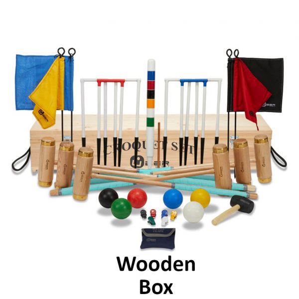 Uber Games Executive Croquet Set - 6 Player - Choice of storage options