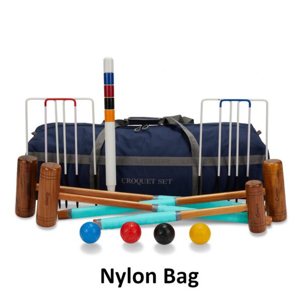 Uber Games Family Croquet Set - 4 Player - Choice of storage options