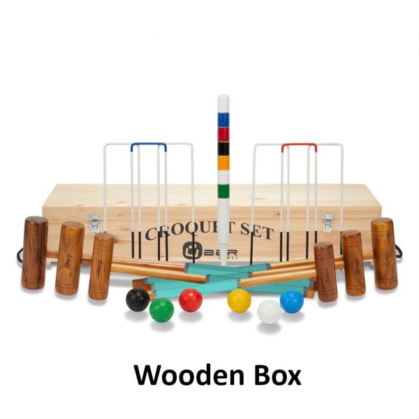 Uber Games Family Croquet Set - 6 Player - Choice of storage options