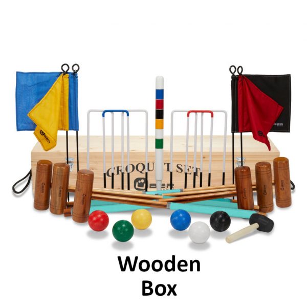 Uber Games Garden Croquet Set - 6 Player - Choice of storage options