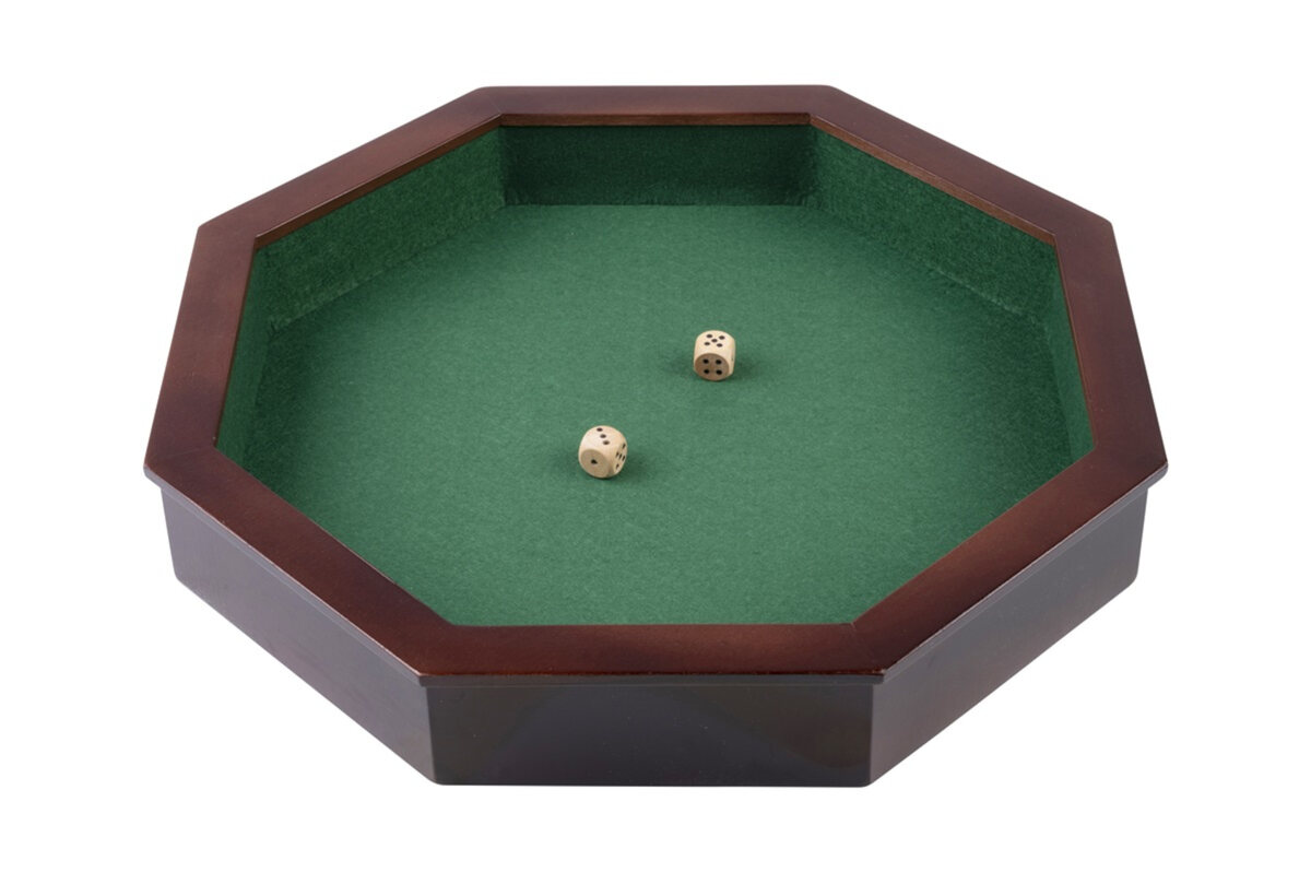 Octagonal Dice Tray - 38cm