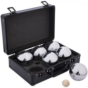 Jeu de Boules / Petanque Set - 6 Boules with Aluminium Case