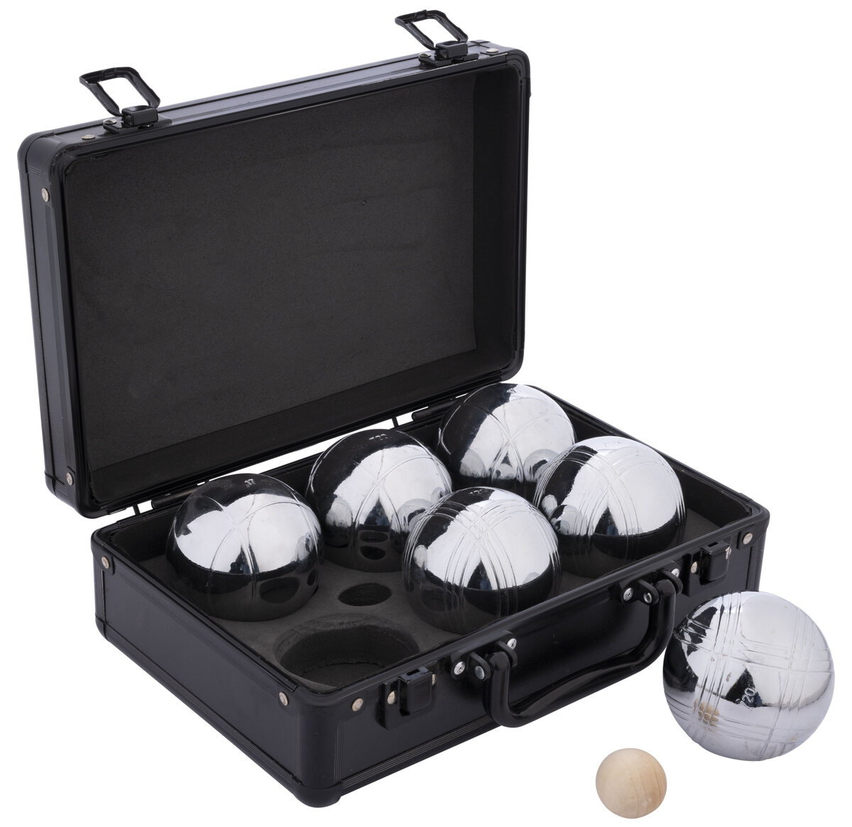 Jeu de Boules / Petanque Set - 6 Boules with Aluminium Case